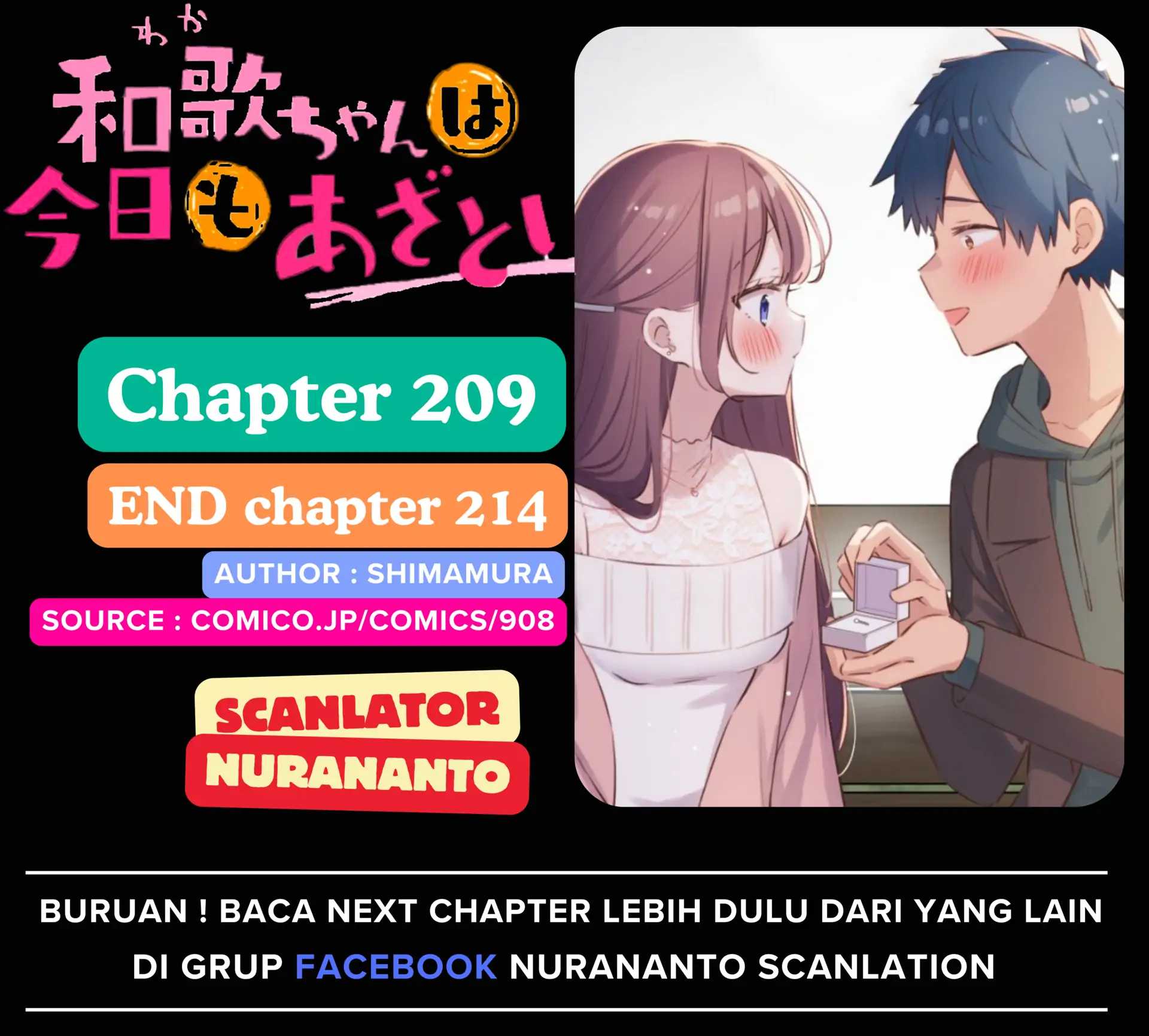 Waka-chan Wa Kyou Mo Azatoi Chapter 209