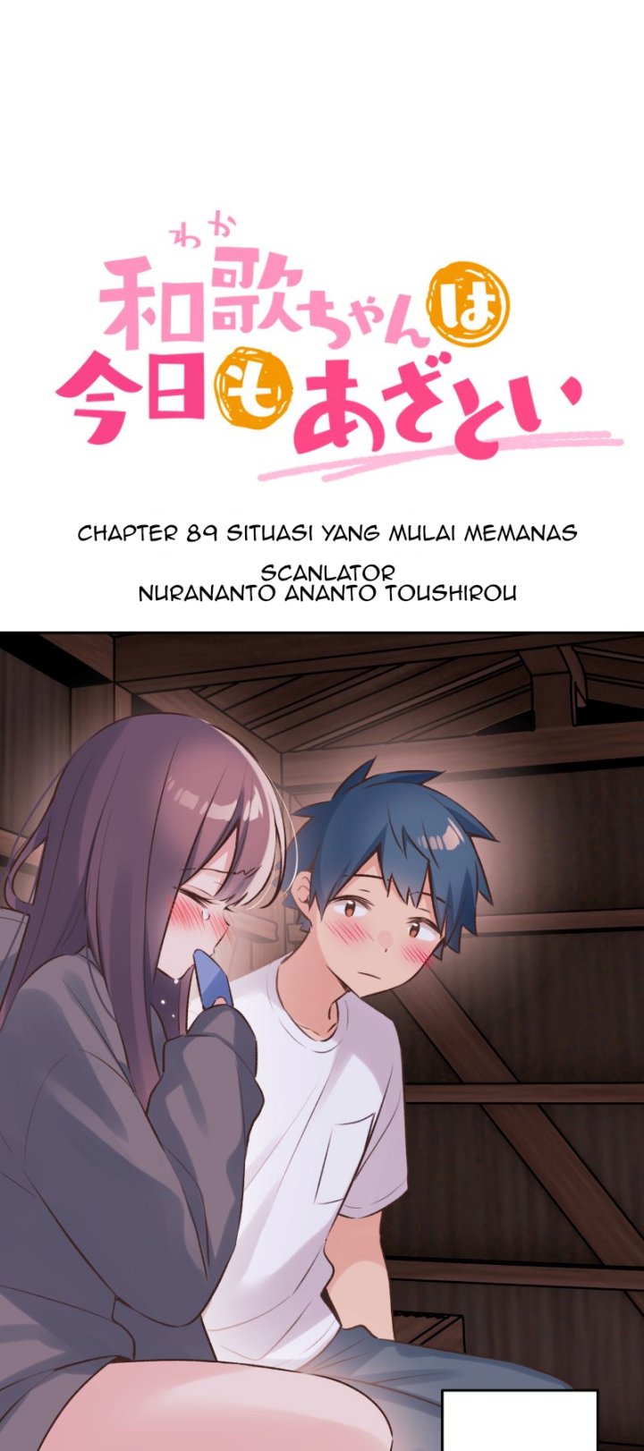 Waka-chan Wa Kyou Mo Azatoi Chapter 89