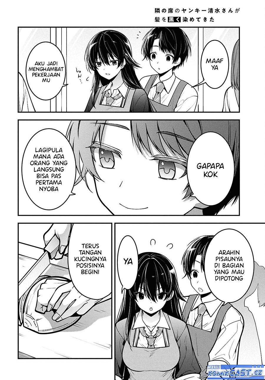 Tonari No Seki No Yankee Shimizu-san Ga Kami Wo Kuroku Sometekita Chapter 2