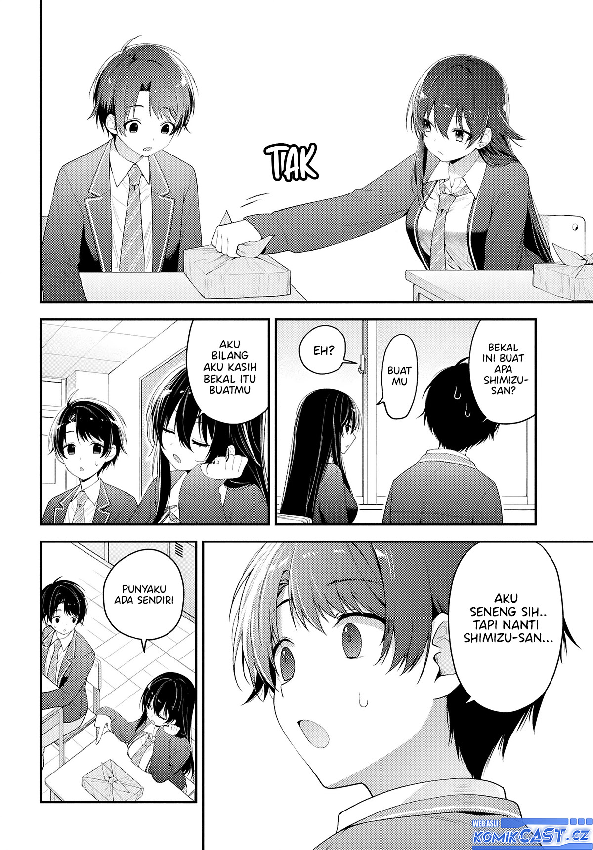 Tonari No Seki No Yankee Shimizu-san Ga Kami Wo Kuroku Sometekita Chapter 3