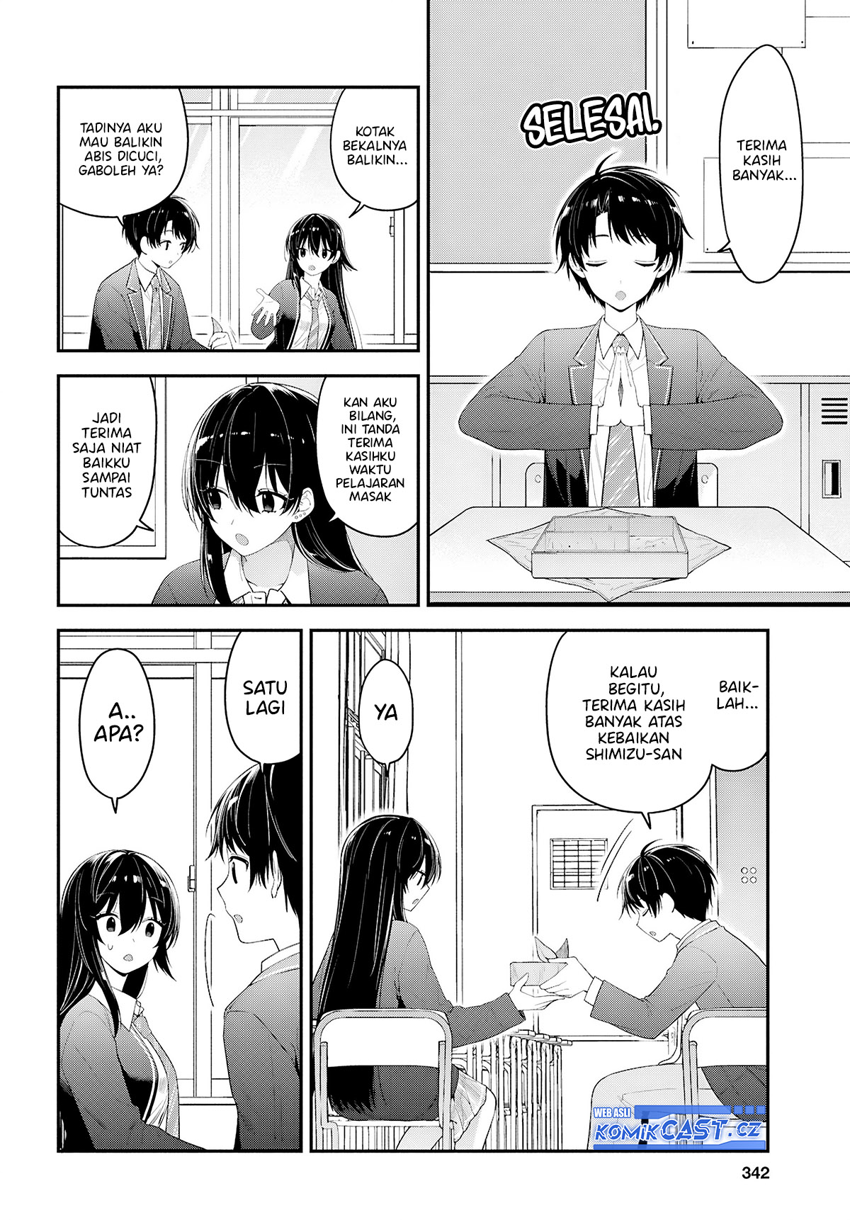 Tonari No Seki No Yankee Shimizu-san Ga Kami Wo Kuroku Sometekita Chapter 3