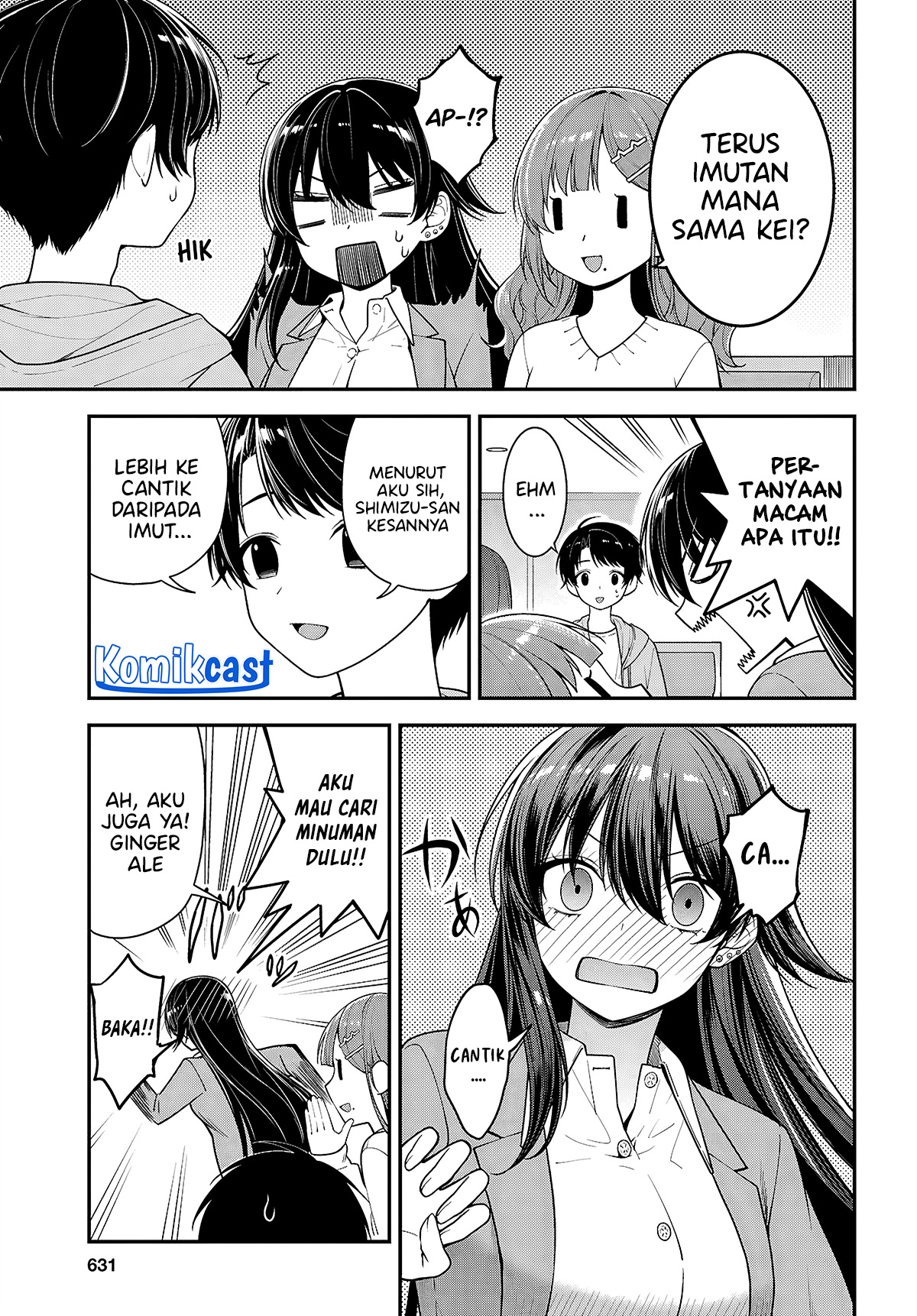 Tonari No Seki No Yankee Shimizu-san Ga Kami Wo Kuroku Sometekita Chapter 5