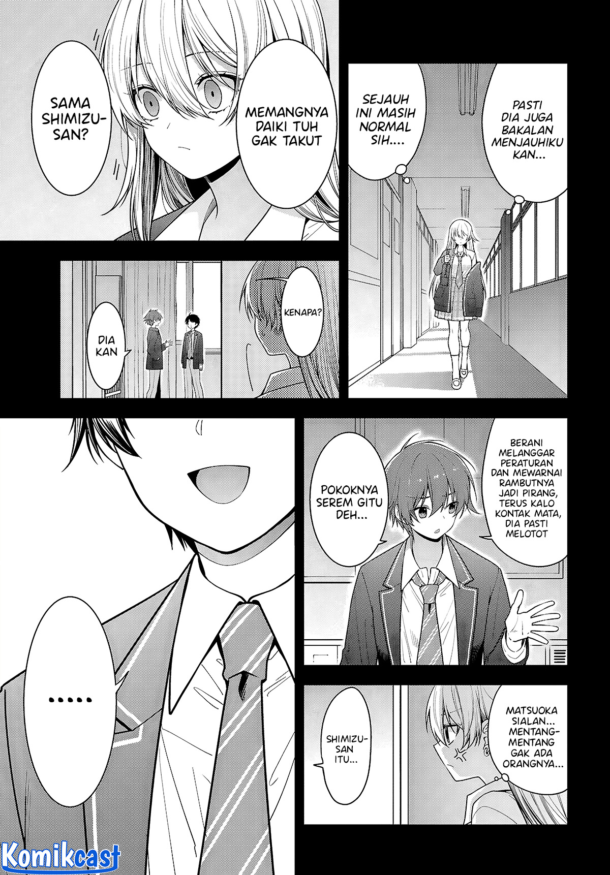 Tonari No Seki No Yankee Shimizu-san Ga Kami Wo Kuroku Sometekita Chapter 5