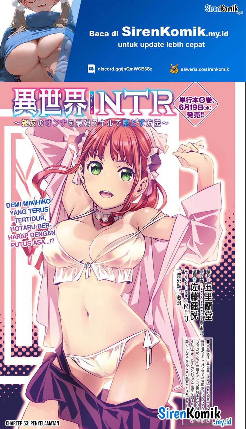 Isekai Ntr Shinyuu No Onna Wo Saikyou Skill De Otosu Houhou Chapter 53