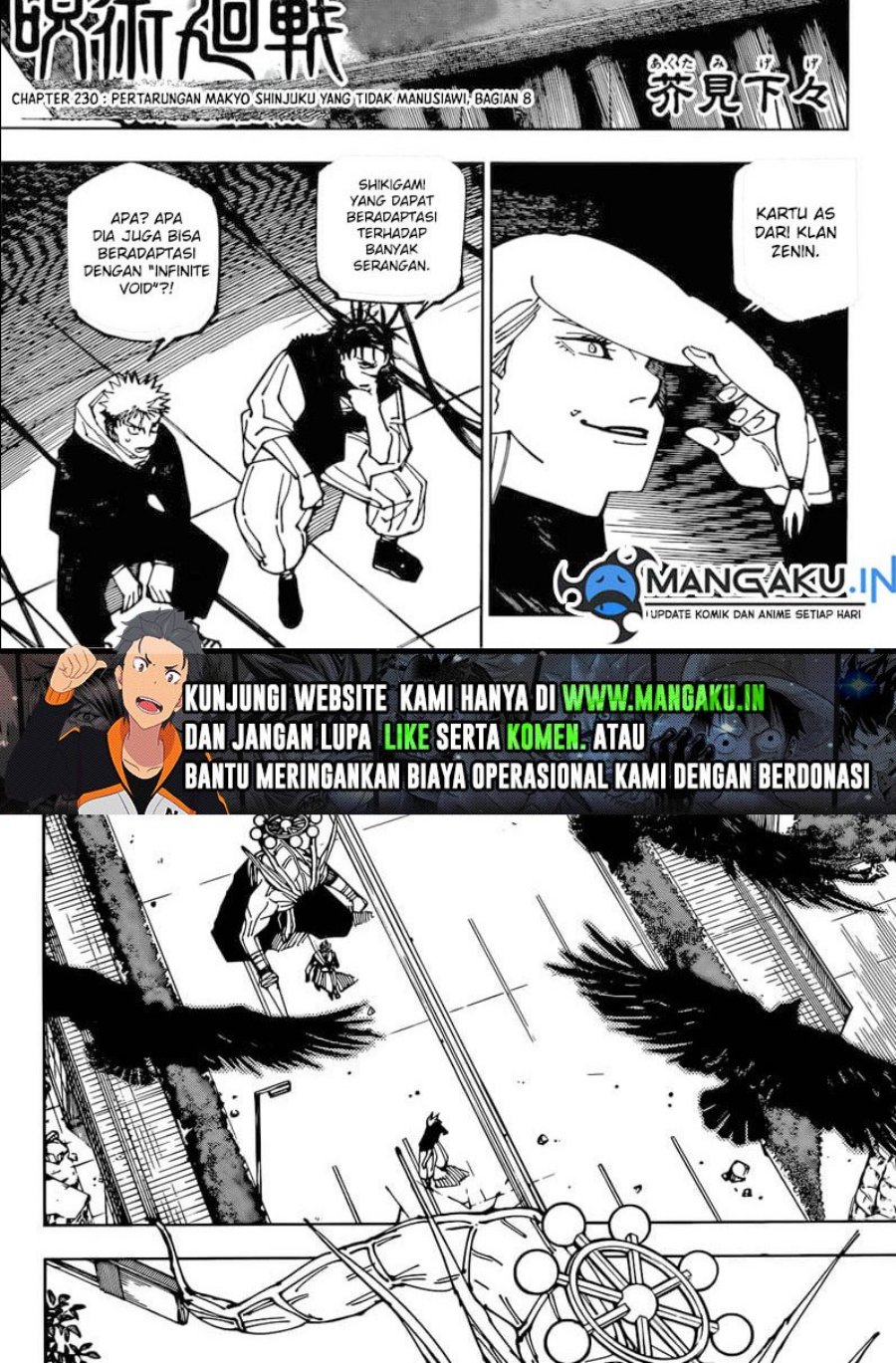 Jujutsu Kaisen Chapter 230