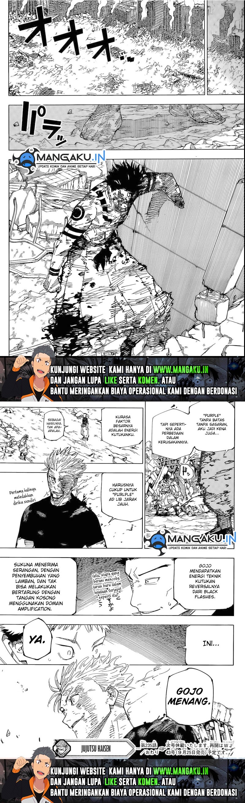 Jujutsu Kaisen Chapter 235