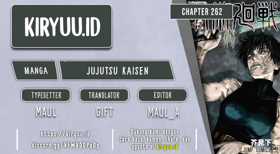 Jujutsu Kaisen Chapter 262