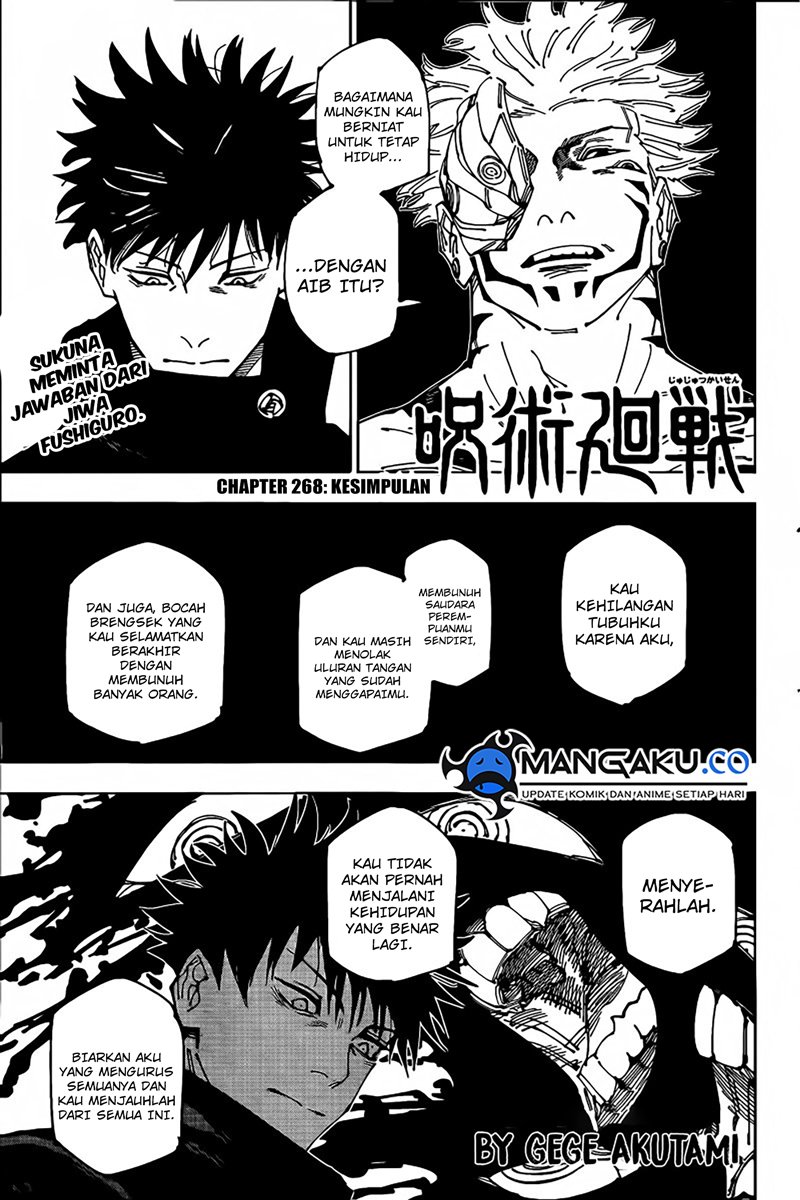 Jujutsu Kaisen Chapter 268