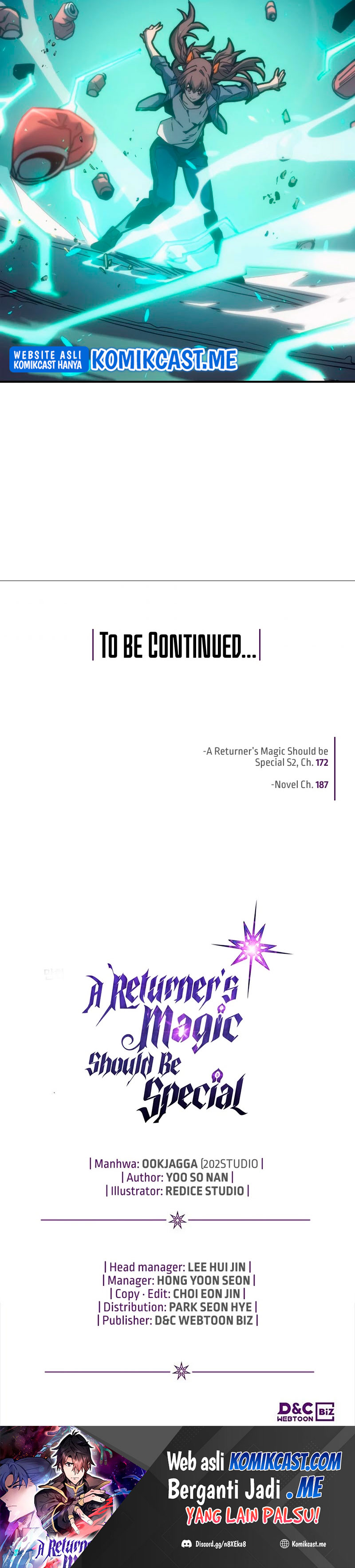 A Returner’s Magic Should Be Special Chapter 172