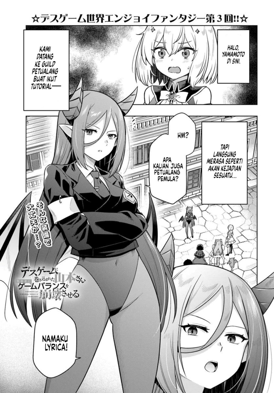 Death Game Ni Makikomareta Yamamoto-san, Kimama Ni Game Balance Wo Houkai Saseru Chapter 3