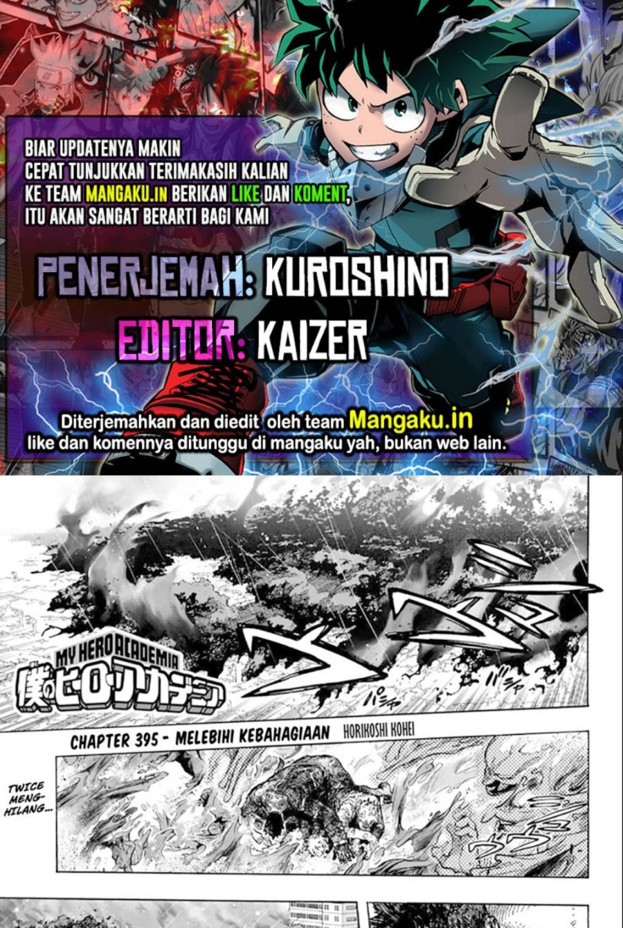 Boku No Hero Academia Chapter 395