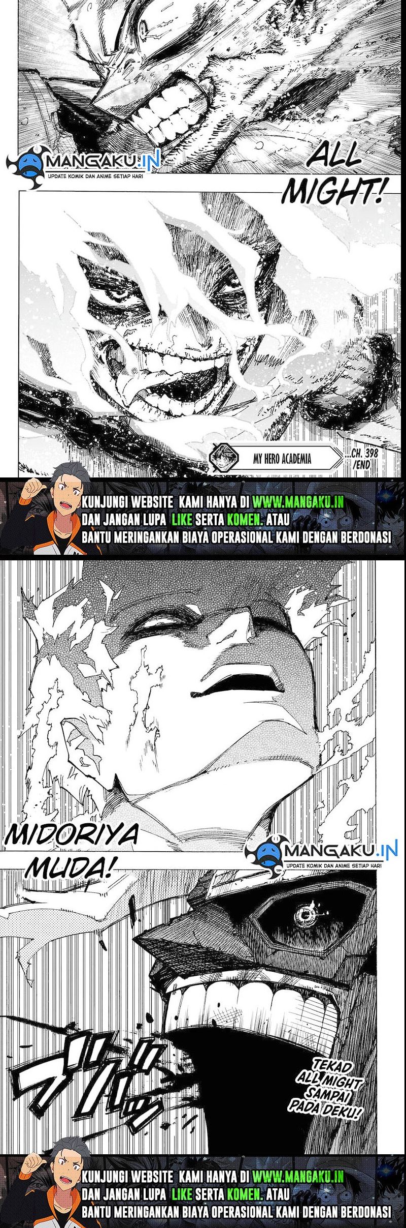 Boku No Hero Academia Chapter 398