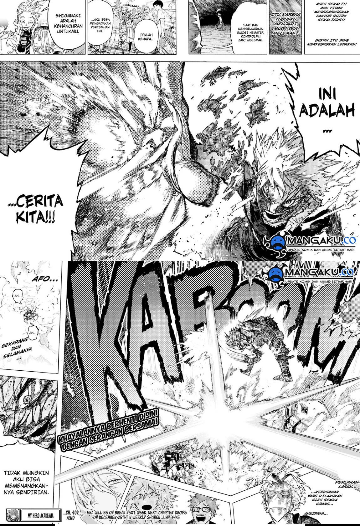 Boku No Hero Academia Chapter 409