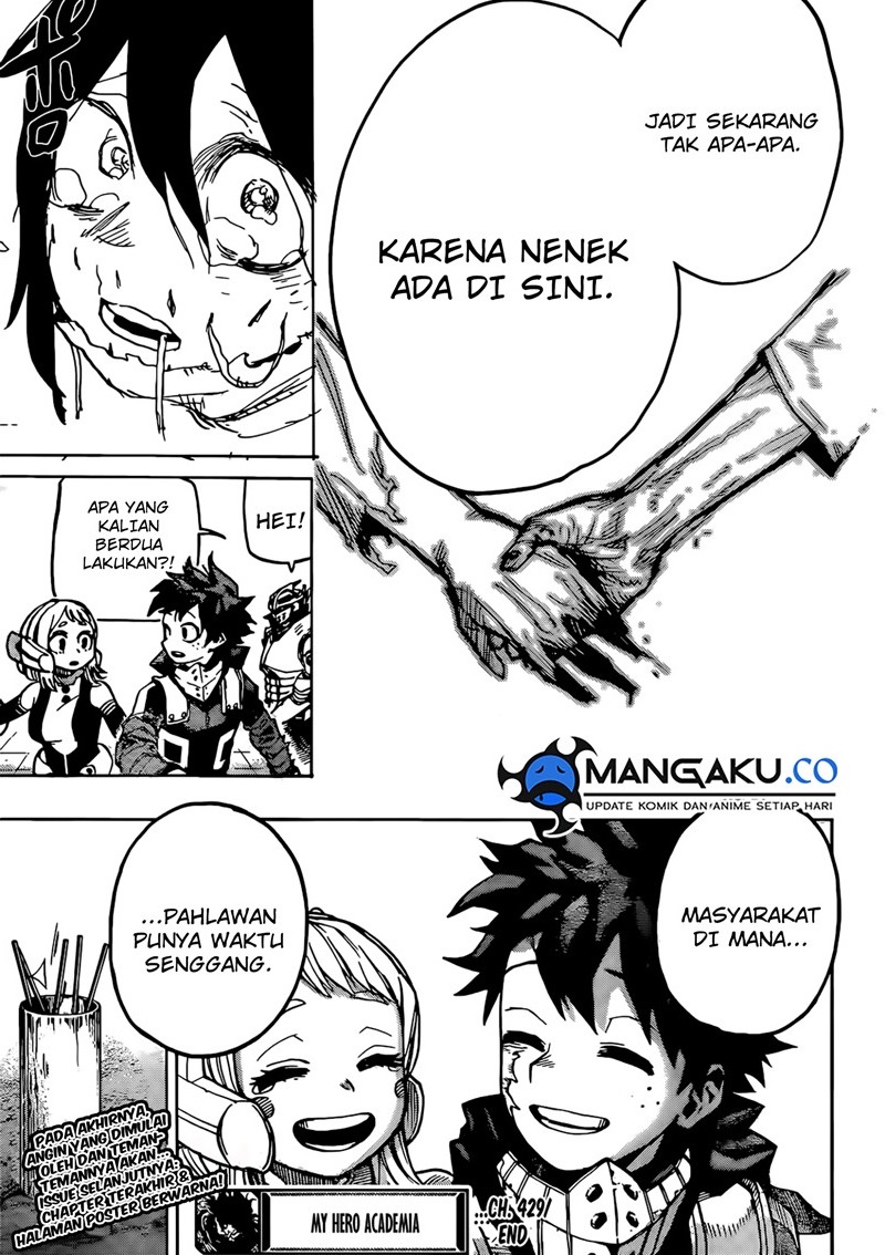 Boku No Hero Academia Chapter 429