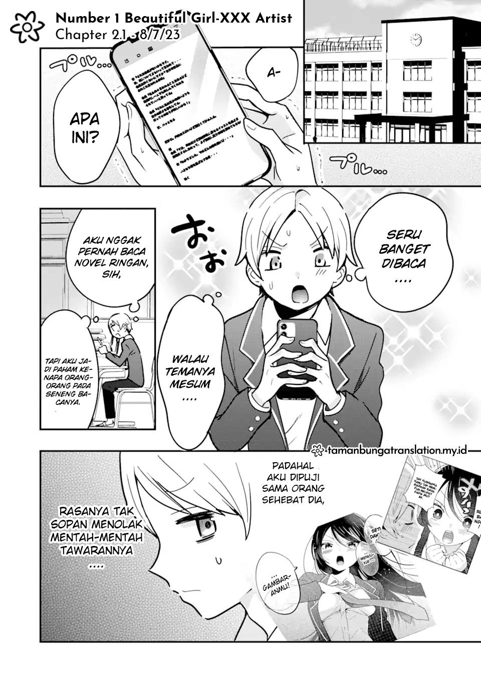 Gakuen 1 No Bishoujo Wa ×× Eshi No Ore Ni Horeteiru Chapter 2