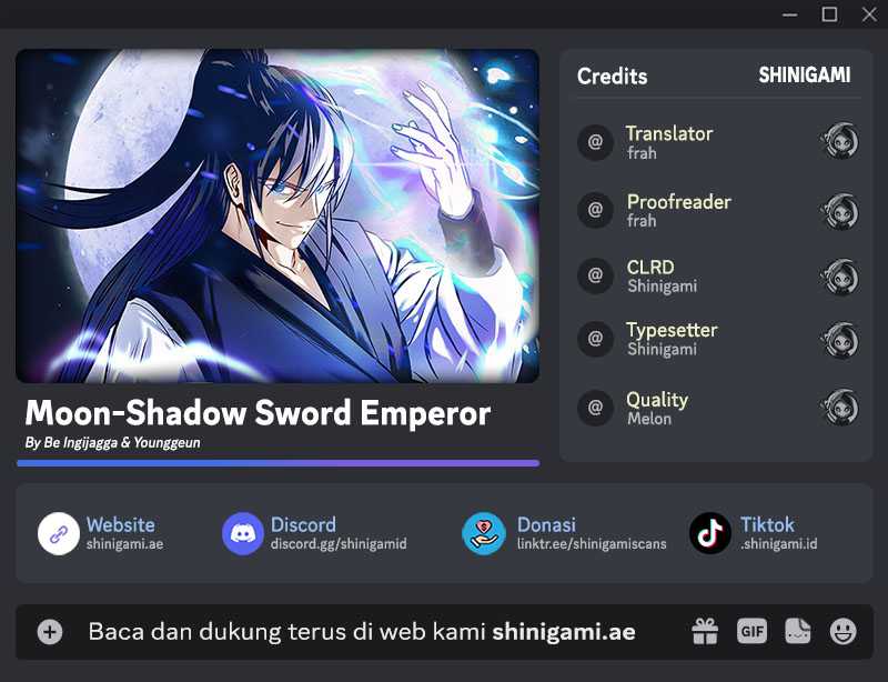 Moon Shadow Sword Emperor Chapter 78
