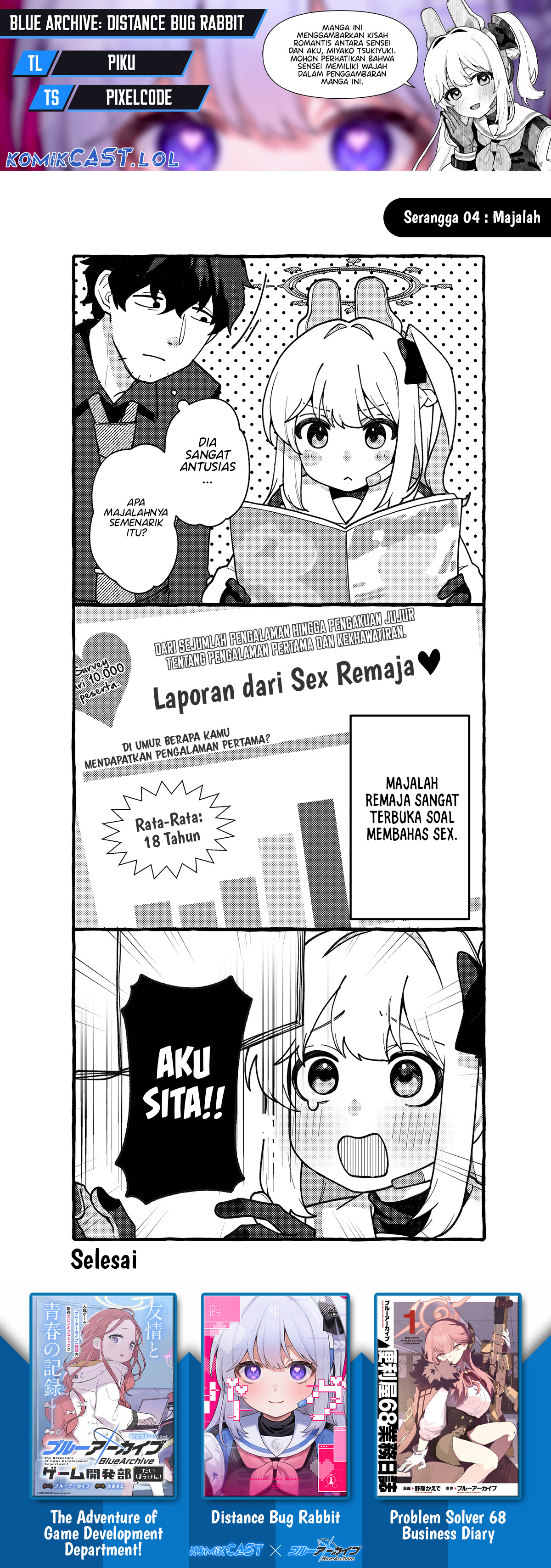 Blue Archive Distance Bug Rabbit Chapter 4