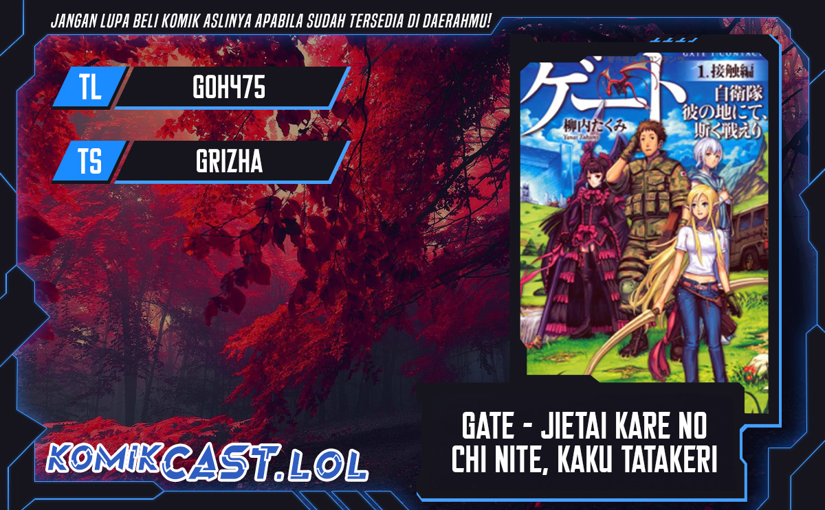 Gate Jietai Kare No Chi Nite, Kaku Tatakeri Chapter 131