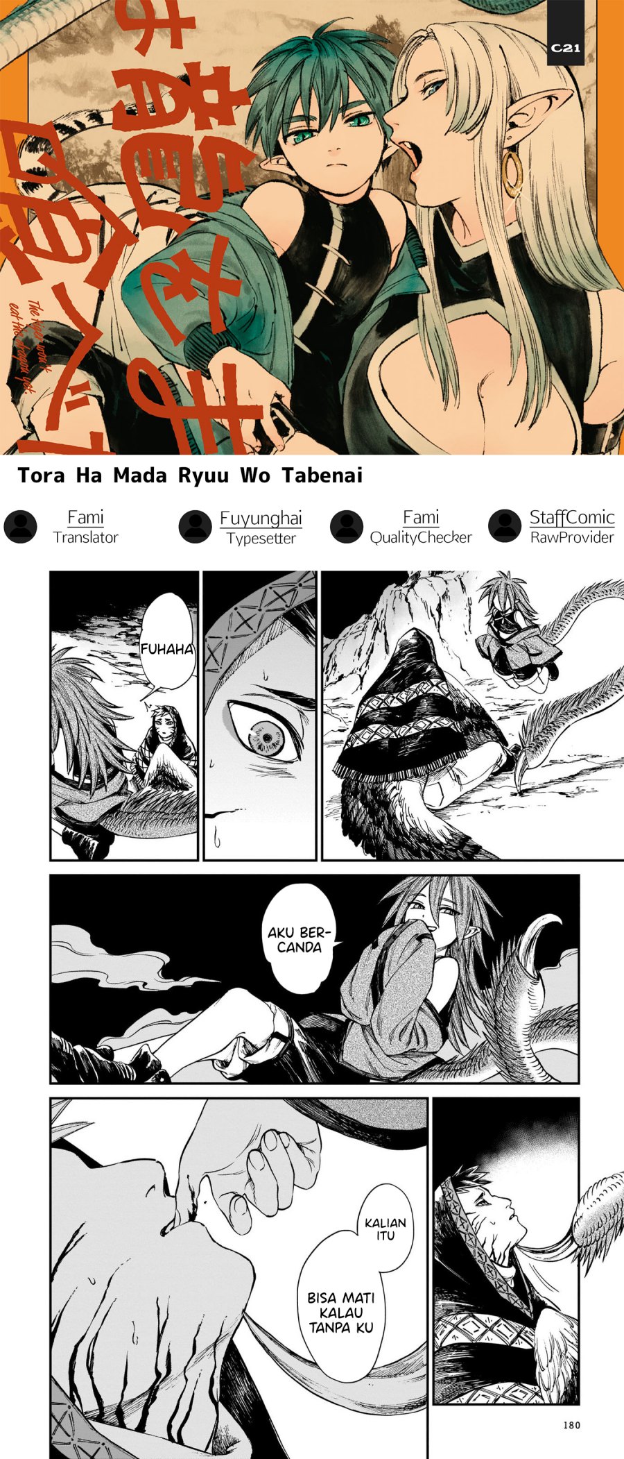 Tora Wa Ryuu Wo Mada Tabenai Chapter 15.2