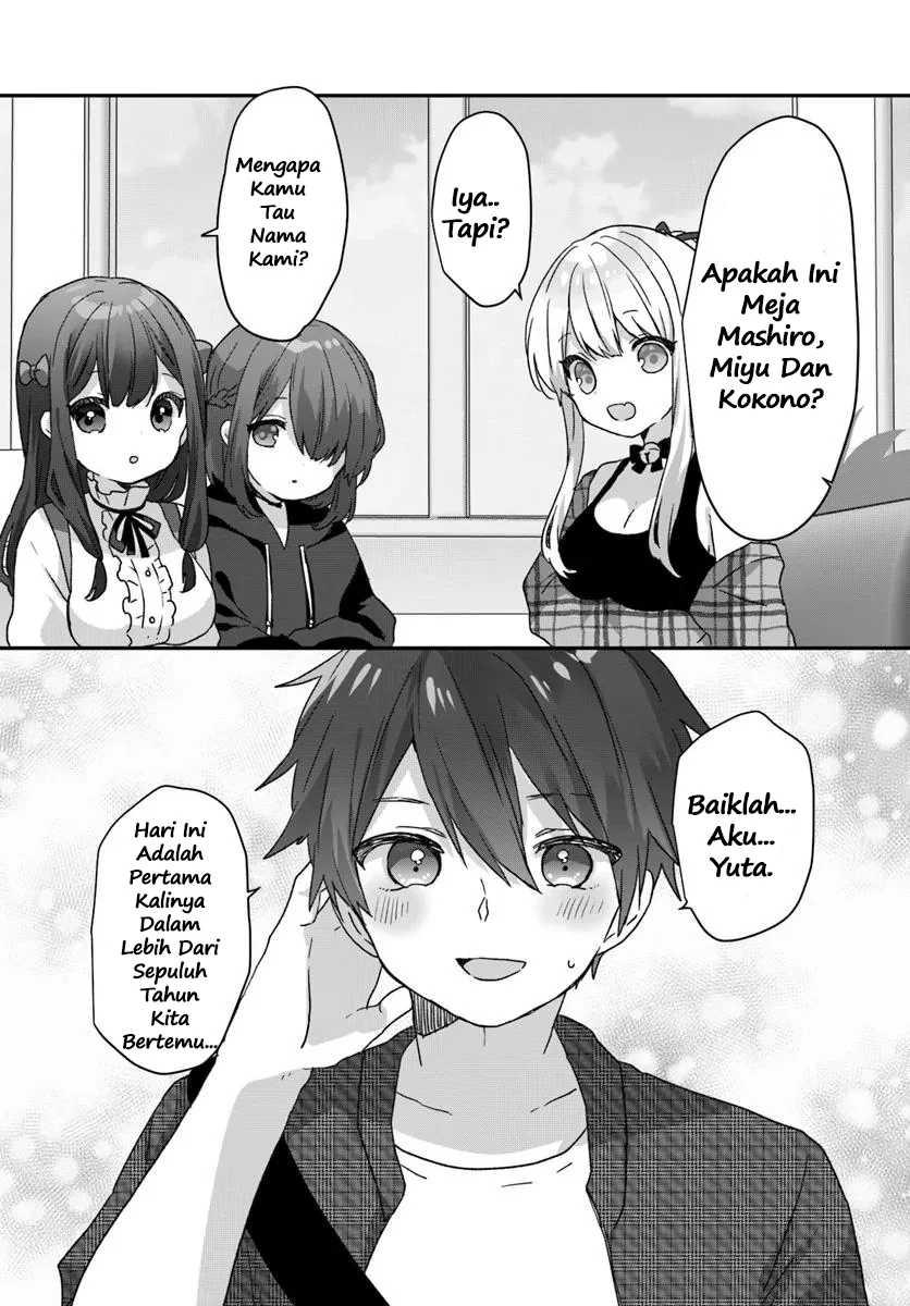 Daigaku Nyuugakuji Kara Uwasa Sareteita Bishoujo San Shimai, Ikiwakareteita Gimai Datta Chapter 1