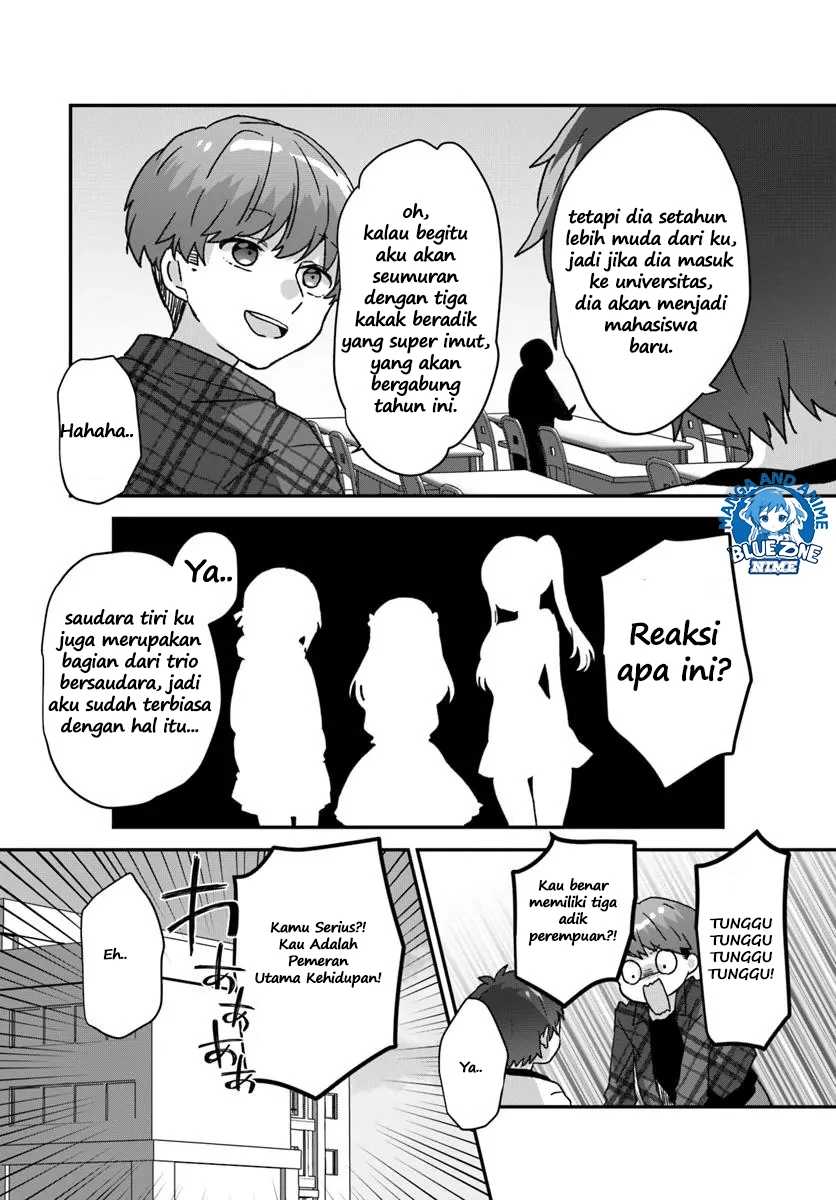 Daigaku Nyuugakuji Kara Uwasa Sareteita Bishoujo San Shimai, Ikiwakareteita Gimai Datta Chapter 1