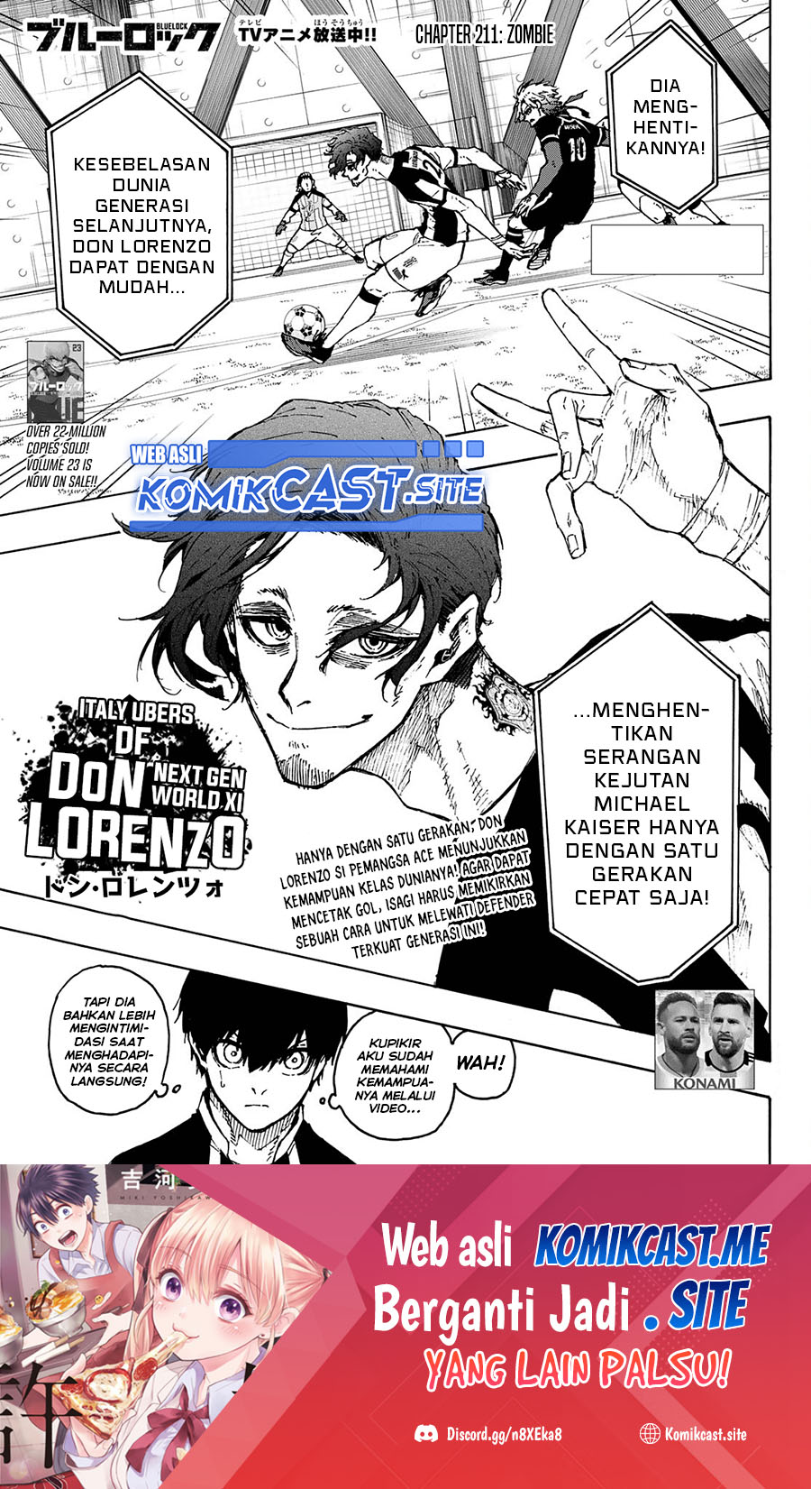 Blue Lock Chapter 211