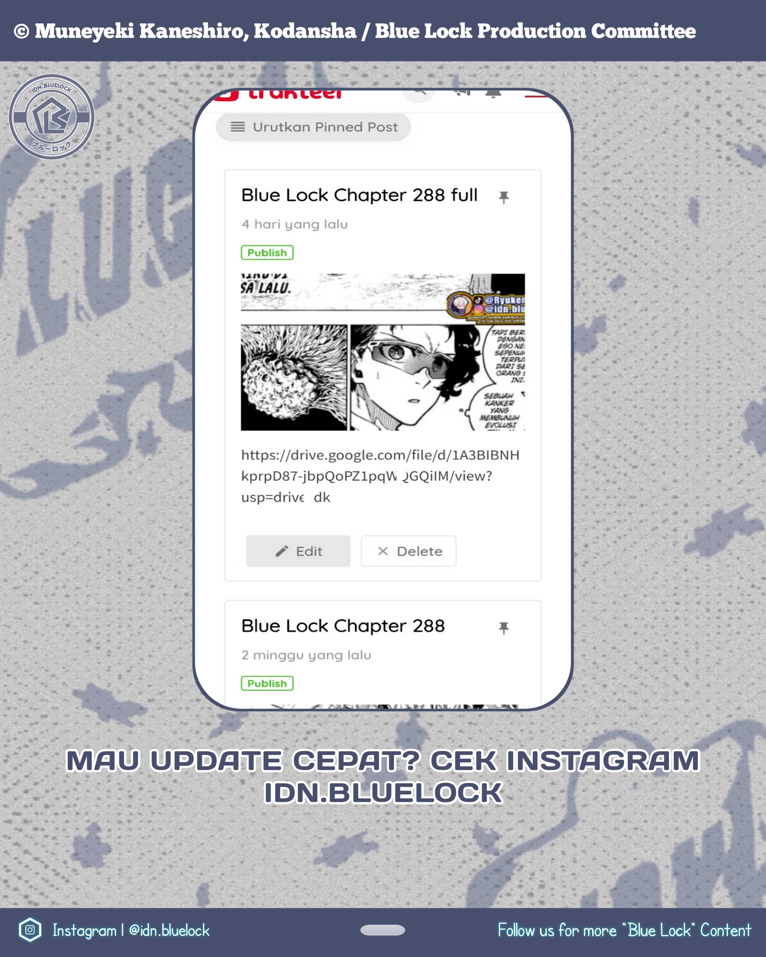 Blue Lock Chapter 288