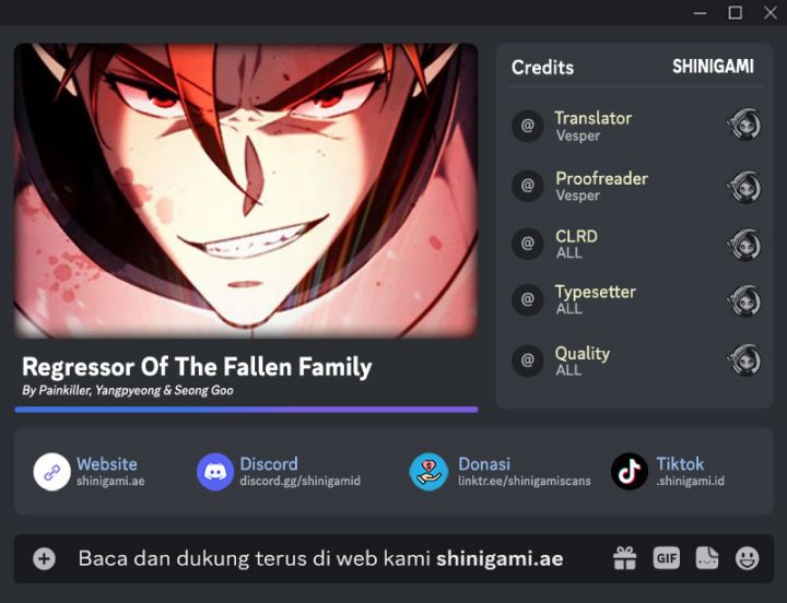 Regressor Of The Fallen Family Chapter 32