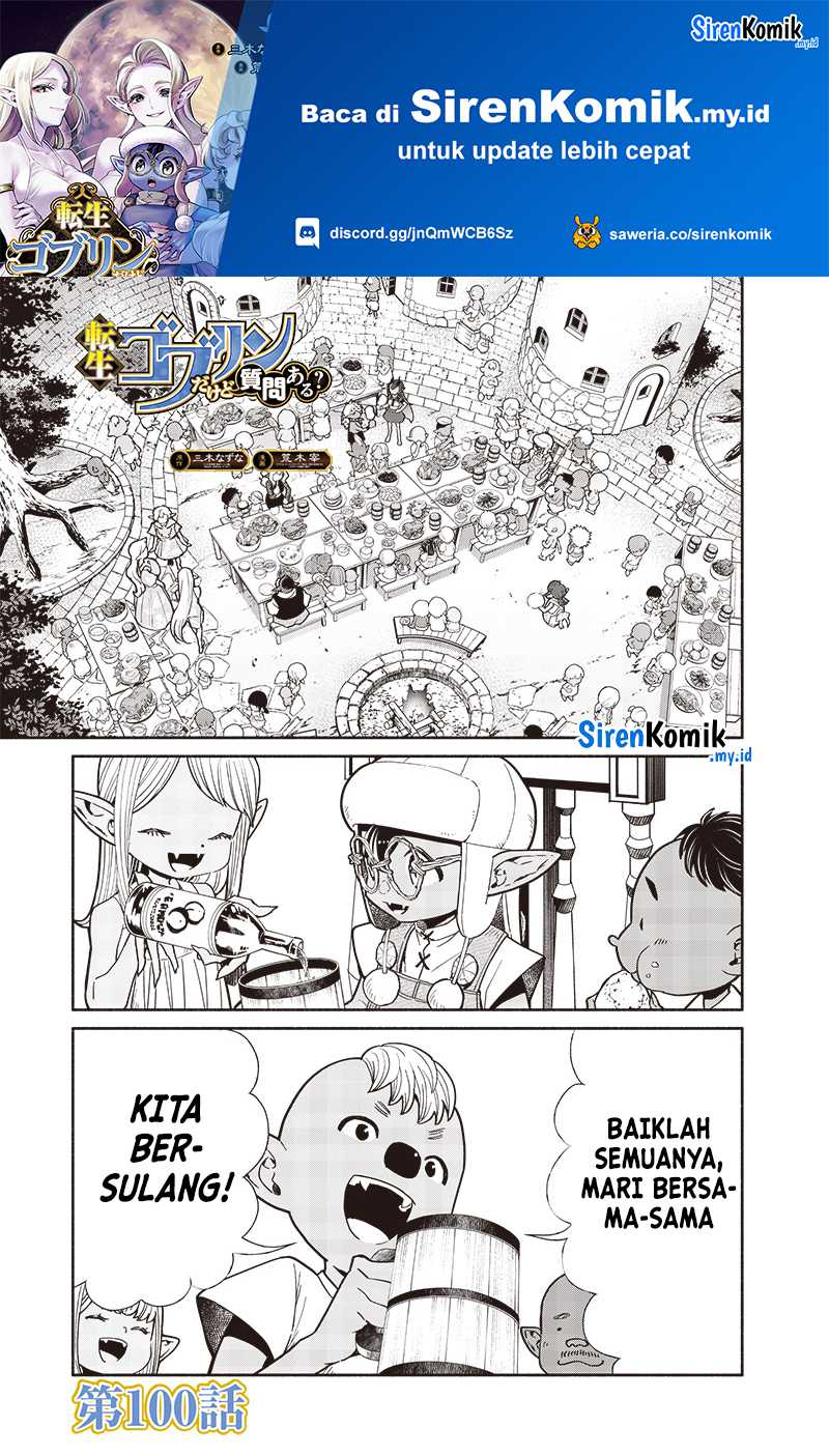 Tensei Goblin Da Kedo Shitsumon Aru Chapter 100