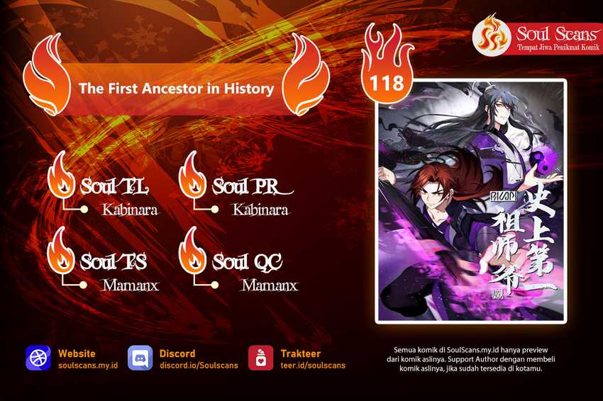 The First Ancestor In History Chapter 118