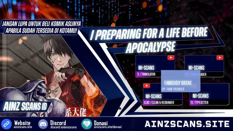 I Preparing For A Life Before Apocalypse Chapter 34