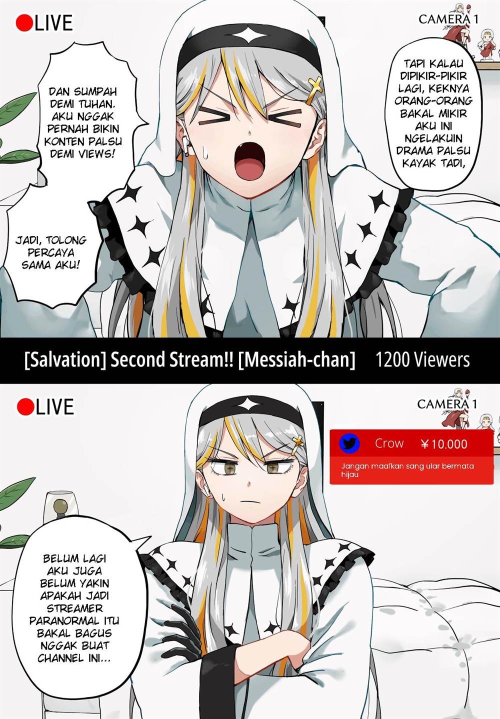 Vtuber Savior ✟ Messiah-chan Chapter 11