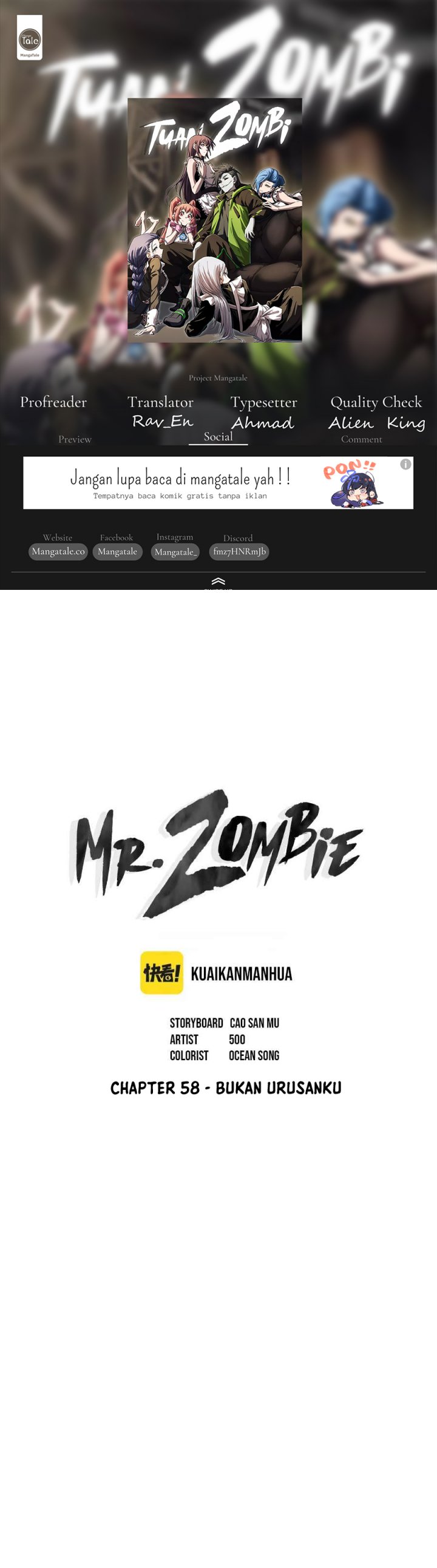 Mr. Zombie Chapter 58