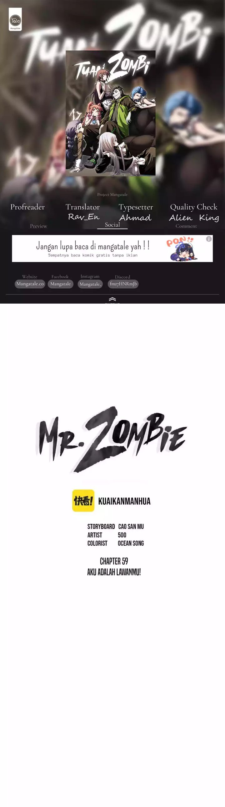 Mr. Zombie Chapter 59