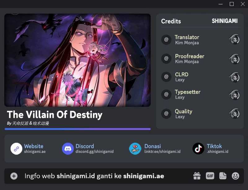 The Villain Of Destiny Chapter 103