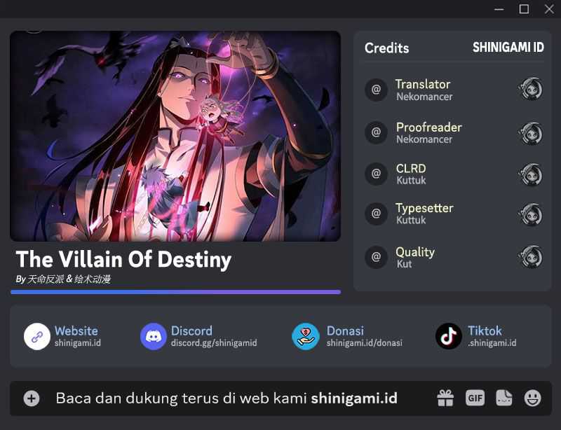 The Villain Of Destiny Chapter 129