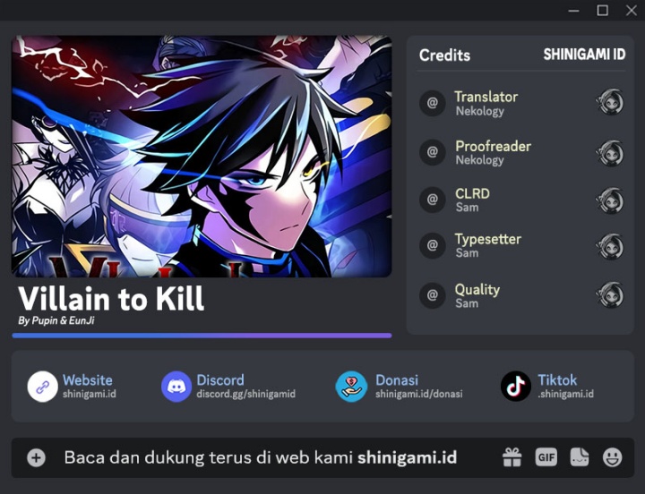 Villain To Kill Chapter 106