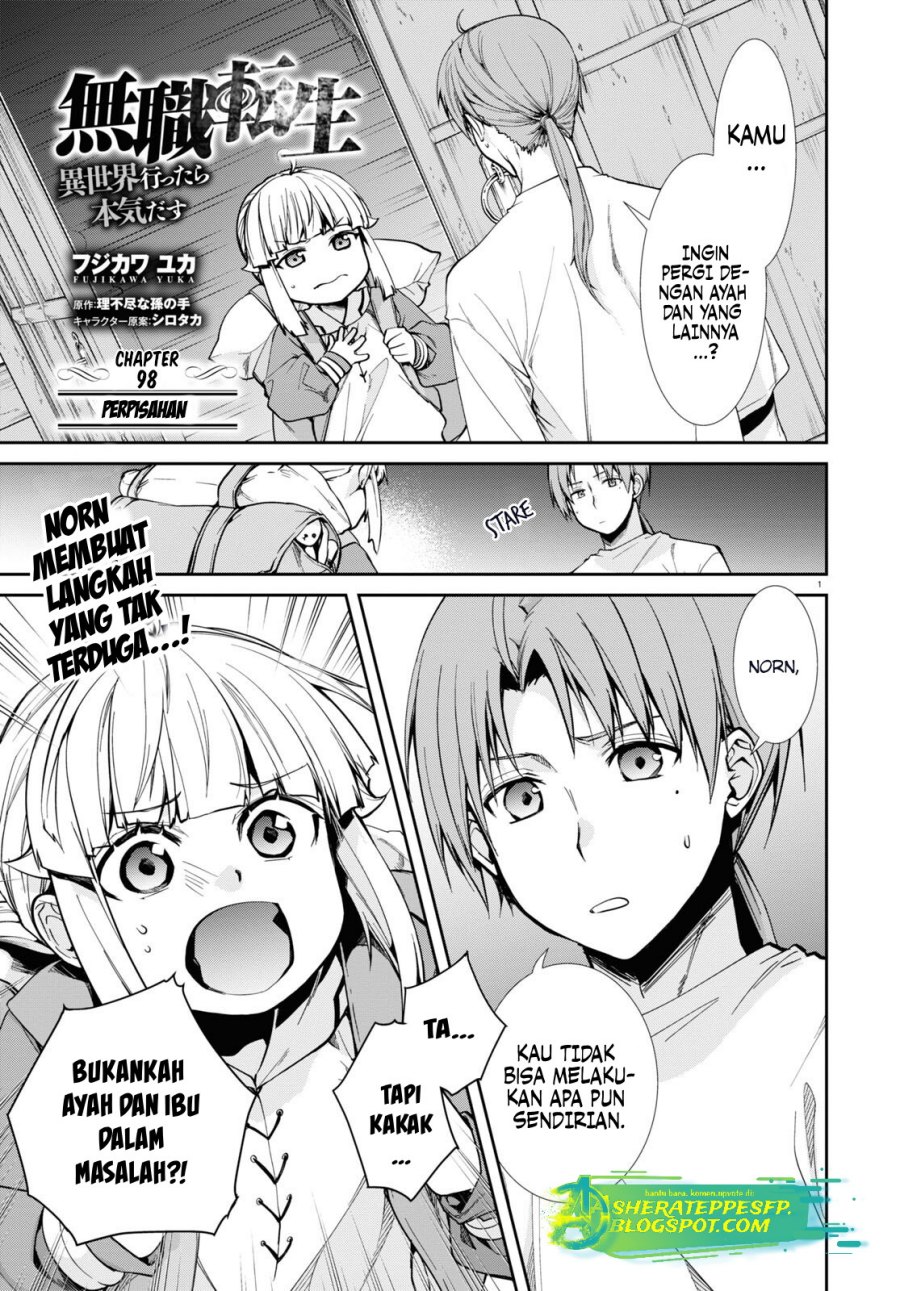 Mushoku Tensei Isekai Ittara Honki Dasu Chapter 98