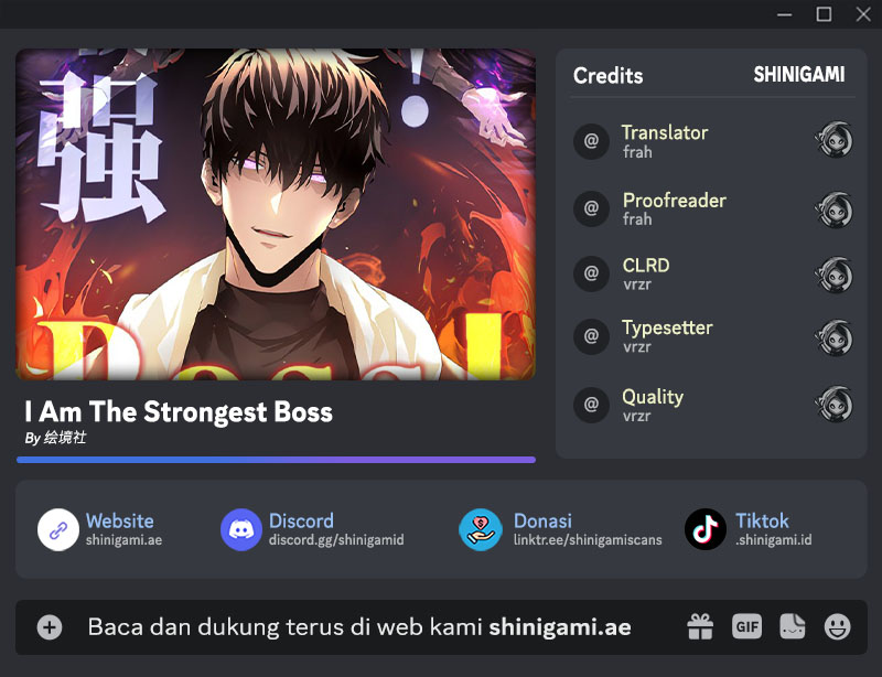 I Am The Strongest Boss Chapter 25