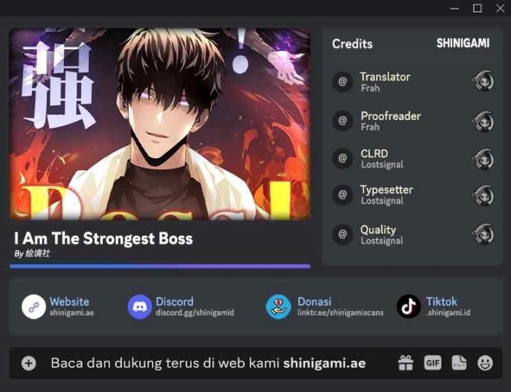 I Am The Strongest Boss Chapter 9