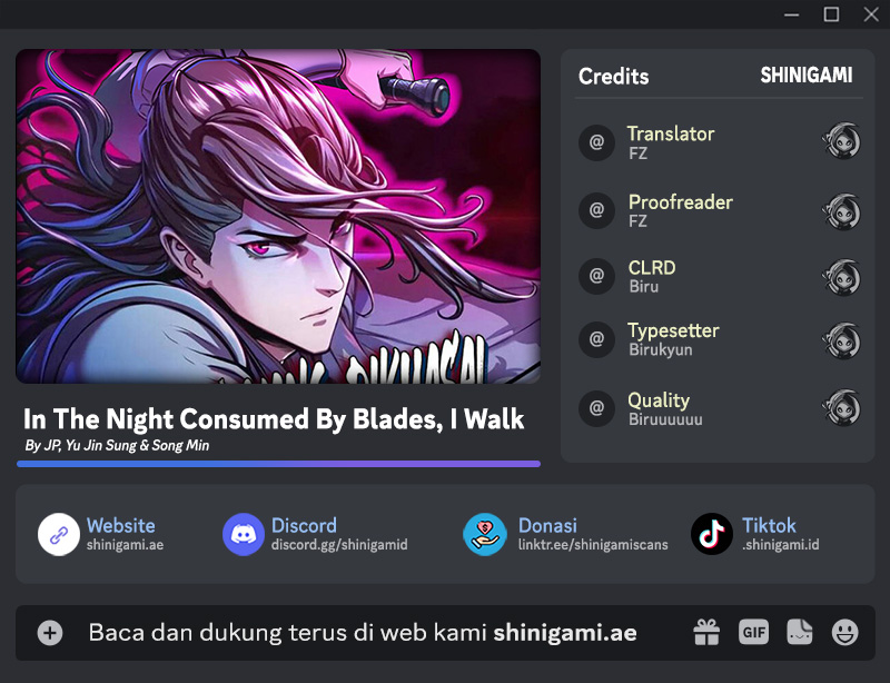 In The Night Consumed By Blades, I Walk Chapter 106