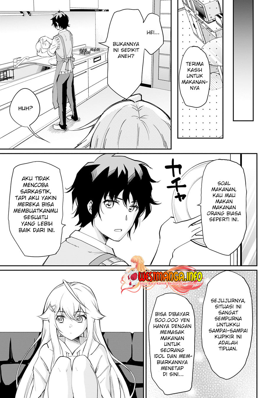 Isshou Hatarakitakunai Ore Ga, Classmate No Daininki Idol Ni Natsukaretara Chapter 4.1