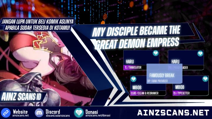 My Disciple Became The Great Demon Empress Chapter 11