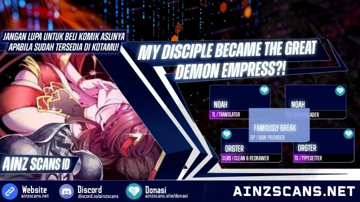 My Disciple Became The Great Demon Empress Chapter 2