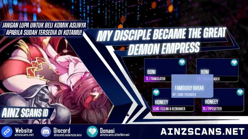 My Disciple Became The Great Demon Empress Chapter 33