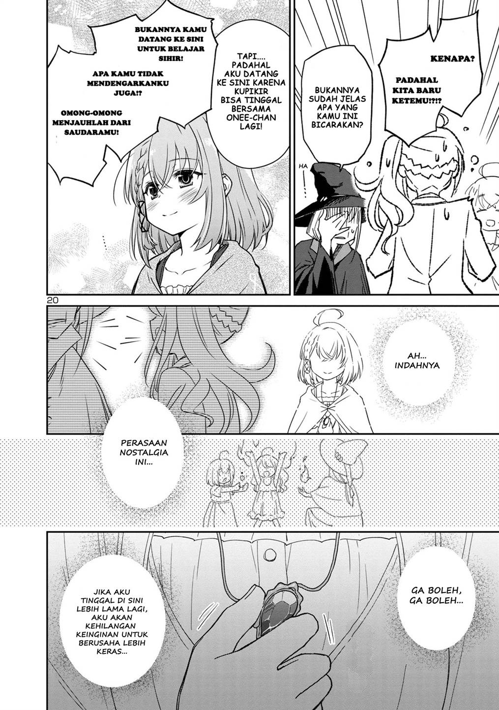 Hikage Majo Wa Kizukanai: Mahou Gakuen Ni Nyuugaku Shita Tensai Imouto Ga, Ane Wa Motto Sugoi To Iifurashite Ita Nante Chapter 1