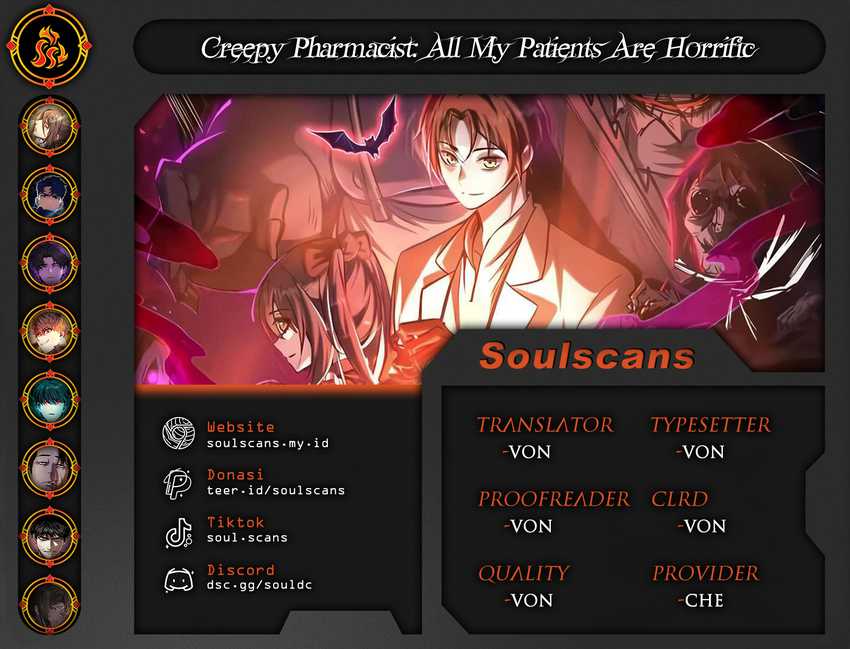 Creepy Pharmacist All My Patients Are Horrific Chapter 24