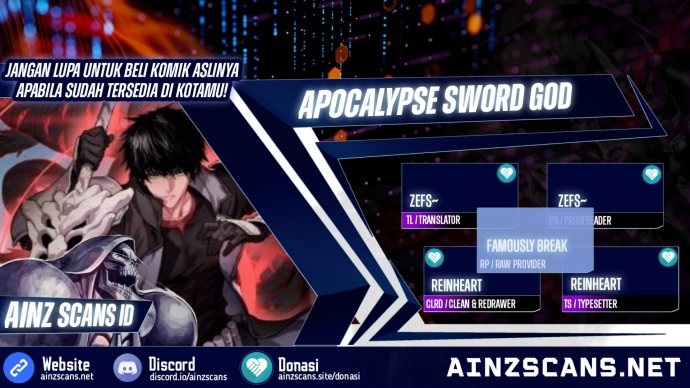 Apocalypse Sword God Chapter 1