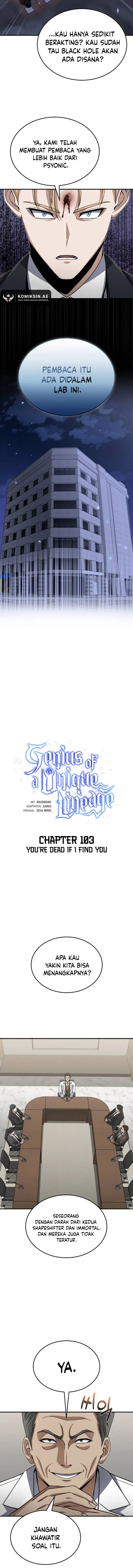 Genius Of The Unique Lineage Chapter 103