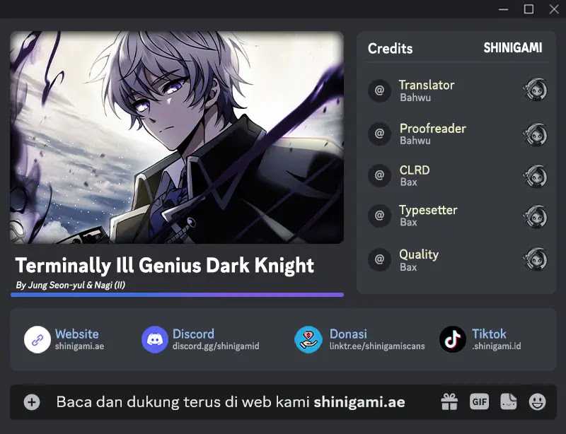 Terminally-ill Genius Dark Knight Chapter 68